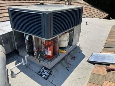 AC tune-up and cooling system performance inspection completed in Van Nuys CA.
