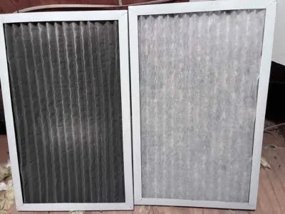HVAC air filter replacement and AC tune-up service completed in Encino, CA by Affordable Heating and Air