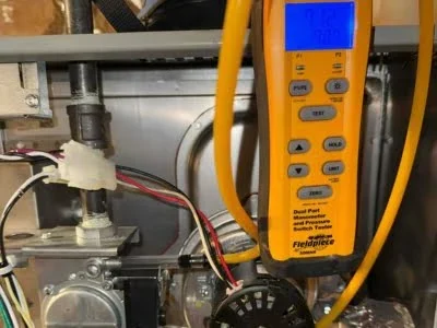 Furnace efficiency testing and heating system diagnostics completed in Northridge CA