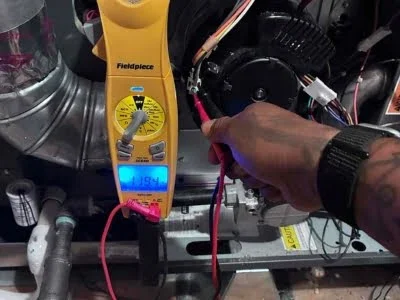 Heating system diagnostics and safety inspection completed in Northridge CA.
