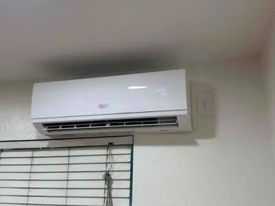 New wall-mounted mini split indoor AC unit installation completed in Van Nuys CA