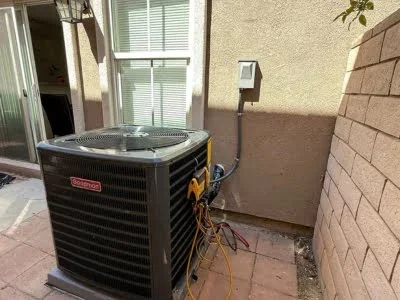 Professional AC condenser replacement service completed in Chatsworth CA.