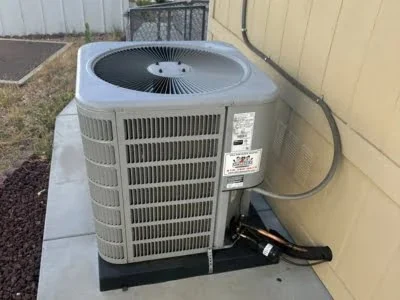 New AC condenser installation project completed in Chatsworth California.