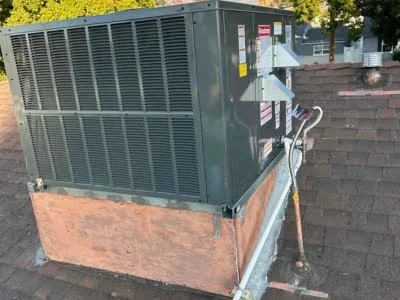 Commercial rooftop HVAC unit inspection and tune-up completed in Sun Valley, CA.