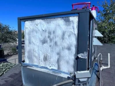Rooftop HVAC unit performance inspection completed in Sherman Oaks CA